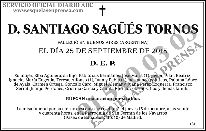 Santiago Sagüés Tornos